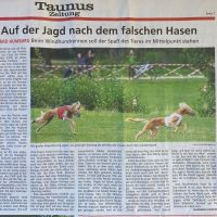 Coursing Bad Homburg 08_21 Taunus Zeitung 1